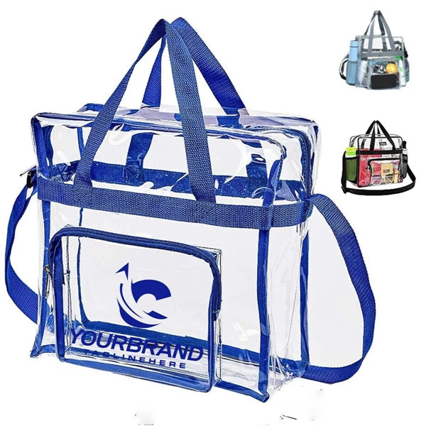 Multipurpose Large Capacity Stadium Approved Clear Tote Bag
