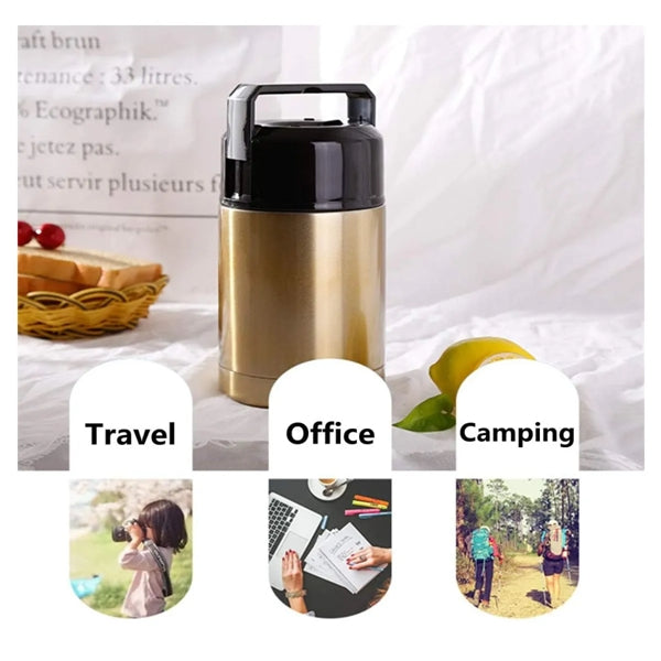 Stainless Steel Portable Vacuum Insulation braised Beaker