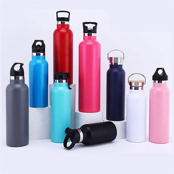 17 Oz Stainless Steel Sports Water Bottle