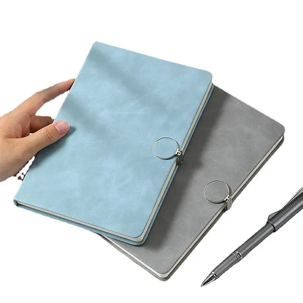 Magnetic Buckle Leather Hardcover Notebook A5 Personal Diary