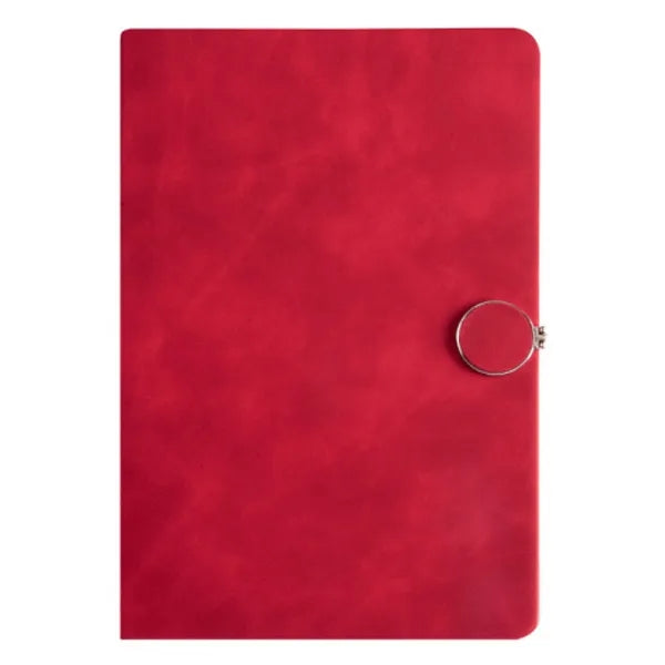 Magnetic Buckle Leather Hardcover Notebook A5 Personal Diary