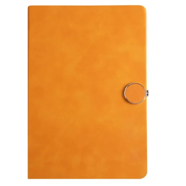 Magnetic Buckle Leather Hardcover Notebook A5 Personal Diary