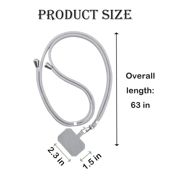 Adjustable Spacer Universal Phone Case Lanyard