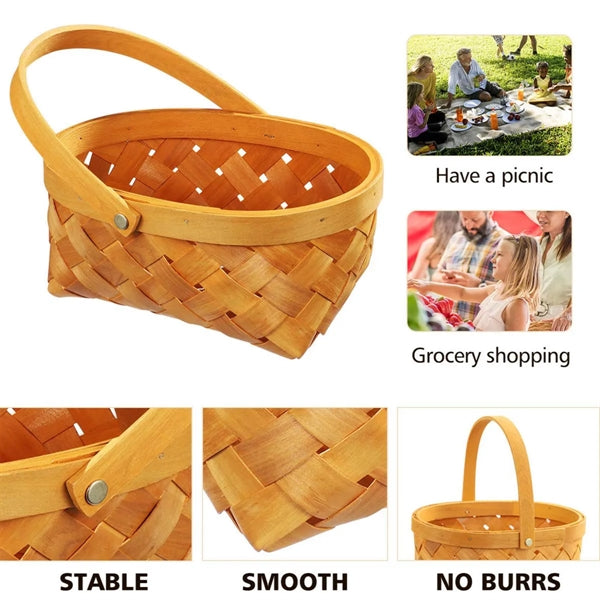 Portable Handmade Rattan Storage