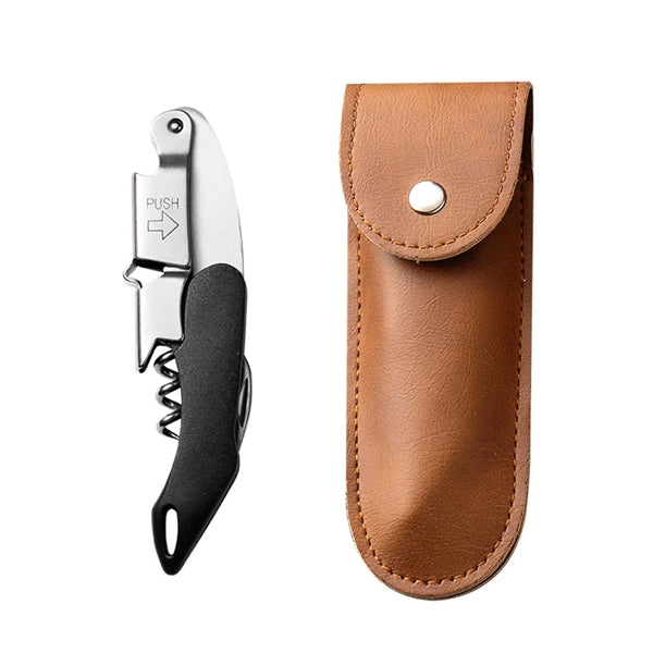 3-In-1 Stainless Steel Double Hinged Wine Key