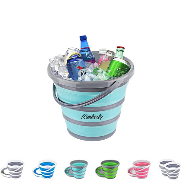 Foldable Plastic Ice Bucket