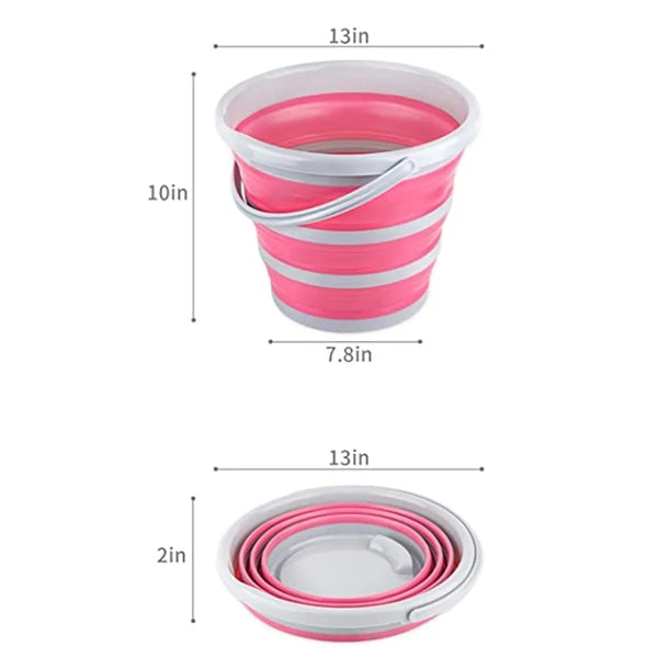 Foldable Plastic Ice Bucket