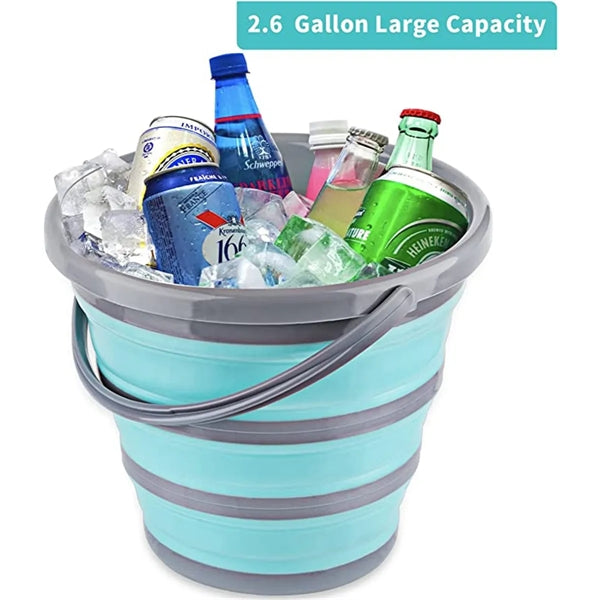 Foldable Plastic Ice Bucket