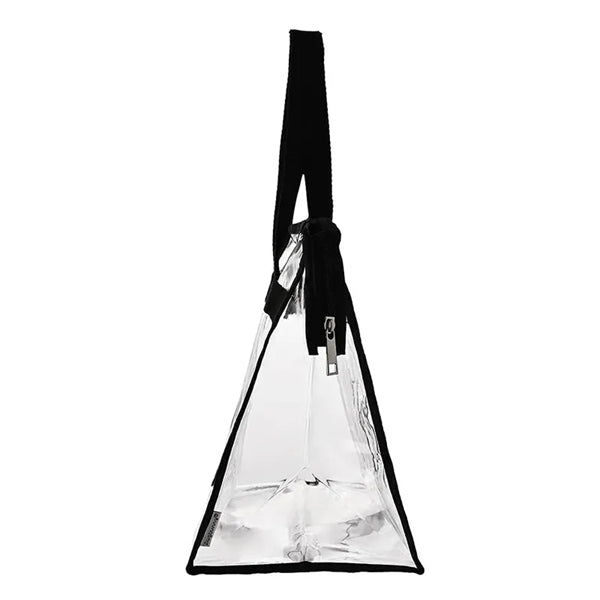 Clear Stadium Tote Zipper Bag