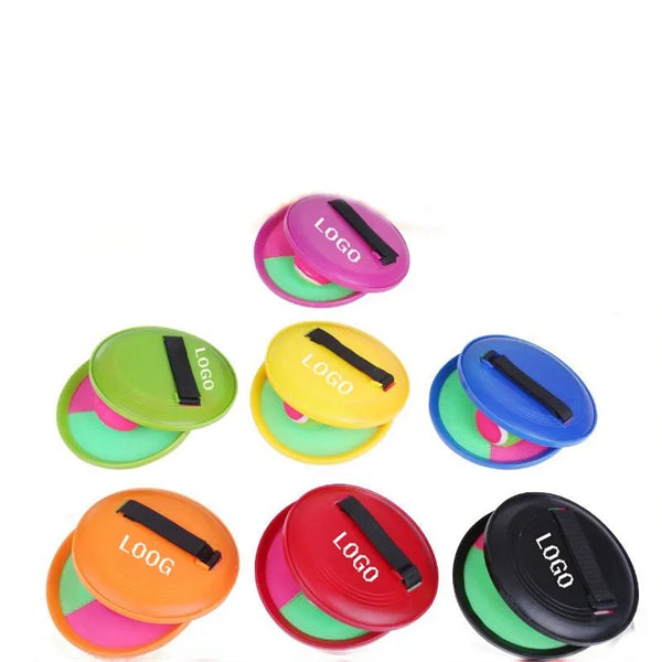 Toss catch sticky target ball set
