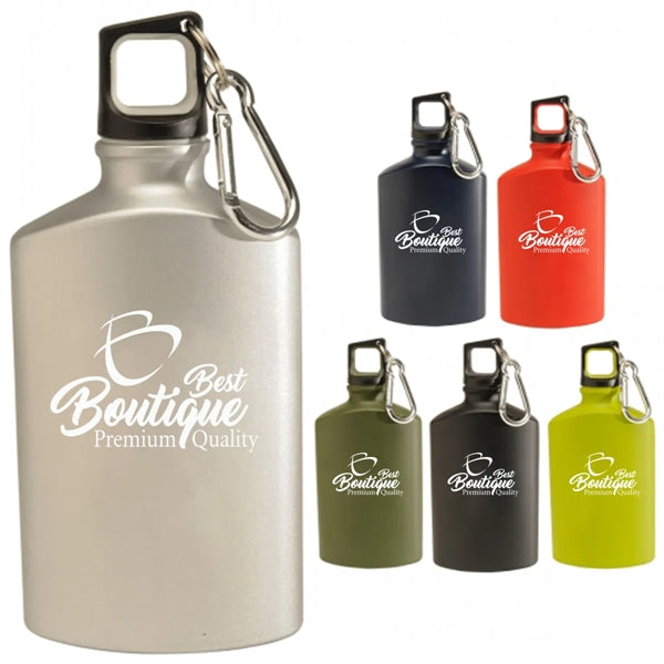 Military Portable Hiking Canteen Aluminum Bottle