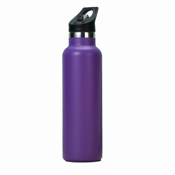 20 Oz. Vacuum Insulated Water Bottle w/Straw Lid