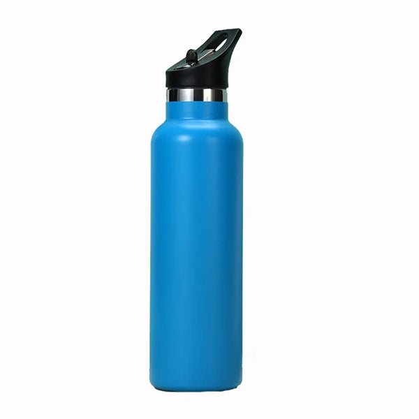 20 Oz. Vacuum Insulated Water Bottle w/Straw Lid