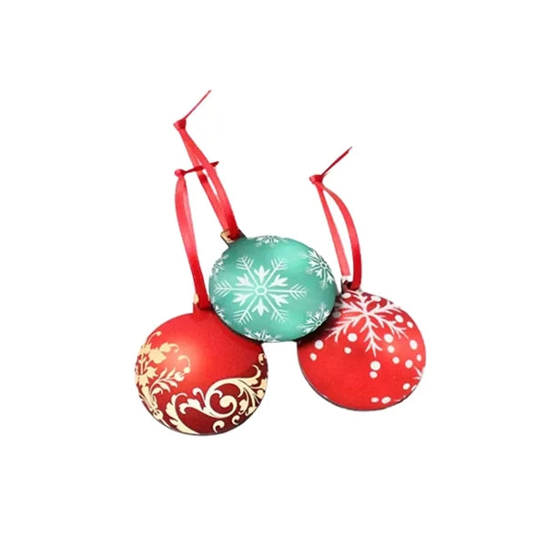 Small Round MDF Christmas Ornament