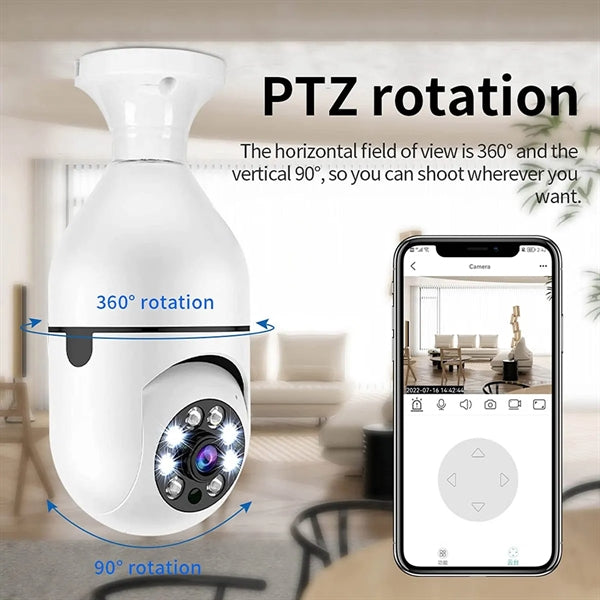 360 Degree Bulb Security Cameras