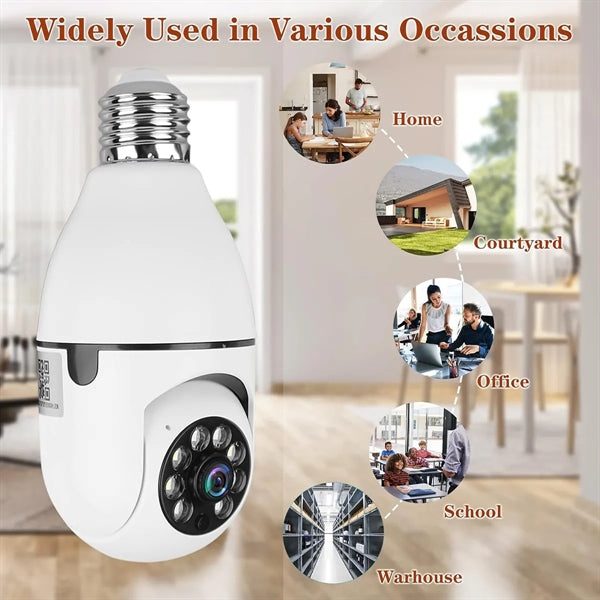 360 Degree Bulb Security Cameras