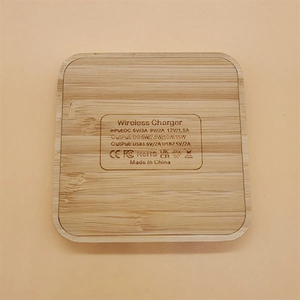 Bamboo Wireless Charging Pad
