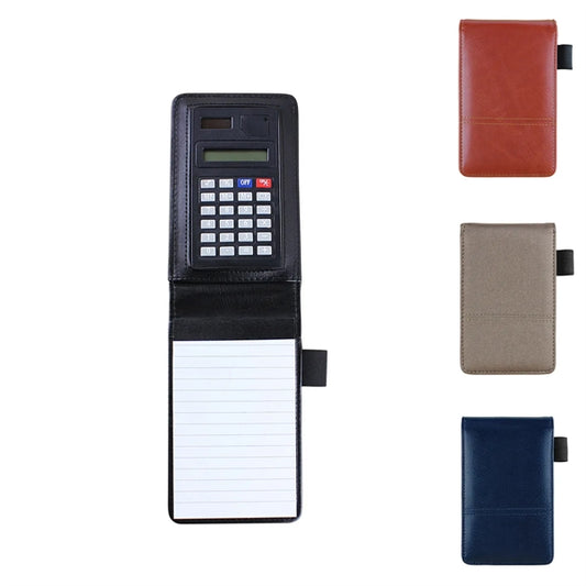 A7 Pocket Notebook With Solar Calculator
