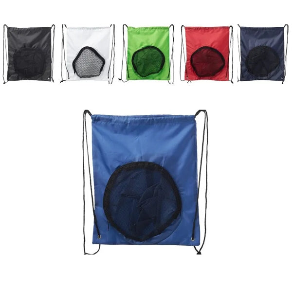 Ball Carrying Mesh Drawstring Sports Pack