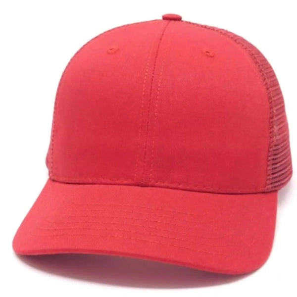True American Made 6-Panel Matching Mesh Trucker Cap