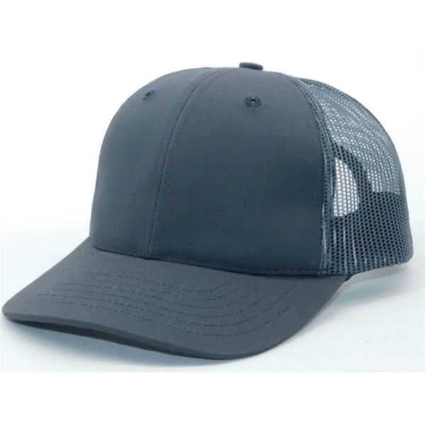 True American Made 6-Panel Matching Mesh Trucker Cap