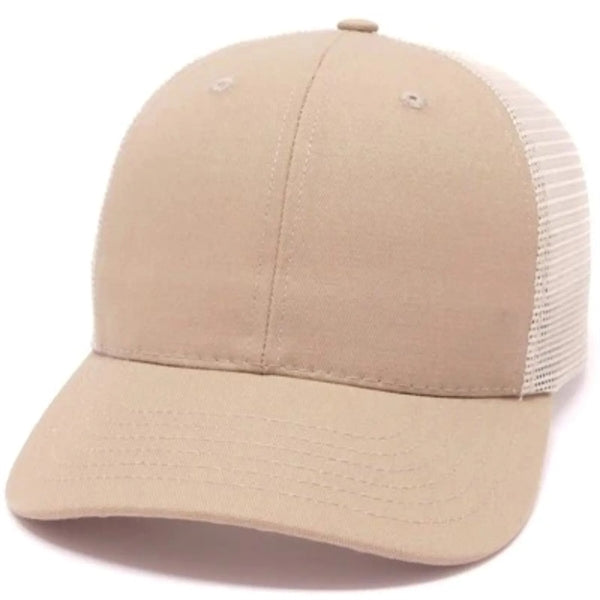 True American Made 6-Panel Matching Mesh Trucker Cap
