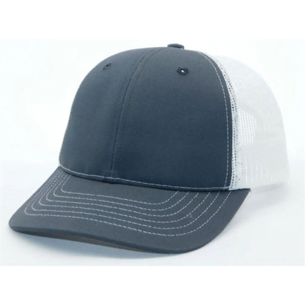 True American Made 6-Panel White Mesh Trucker Cap