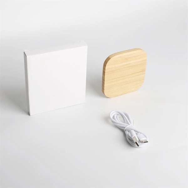 Bamboo Wood Cell Phone Fast Wireless Charger