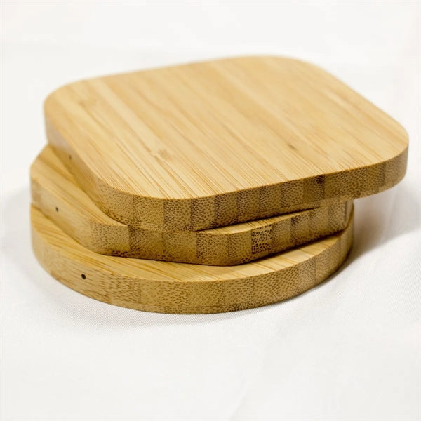 Bamboo Wood Cell Phone Fast Wireless Charger