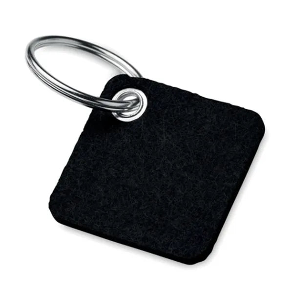 Square RPET Felt Keyring