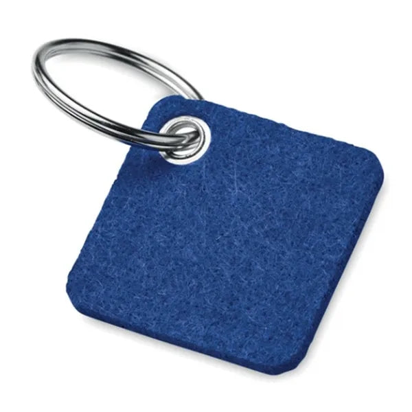 Square RPET Felt Keyring