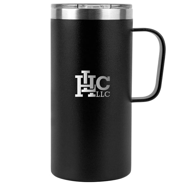20 oz. Stainless Steel Vacuum Travel Mug With Handle