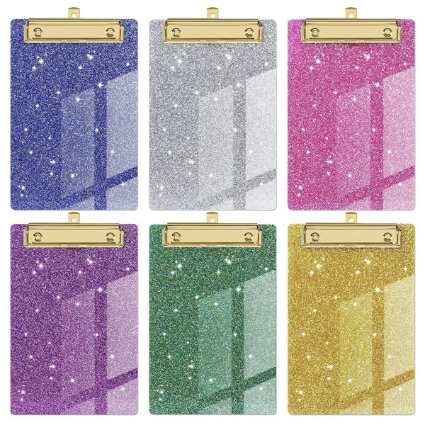 Glitter Acrylic Office File Clipboard