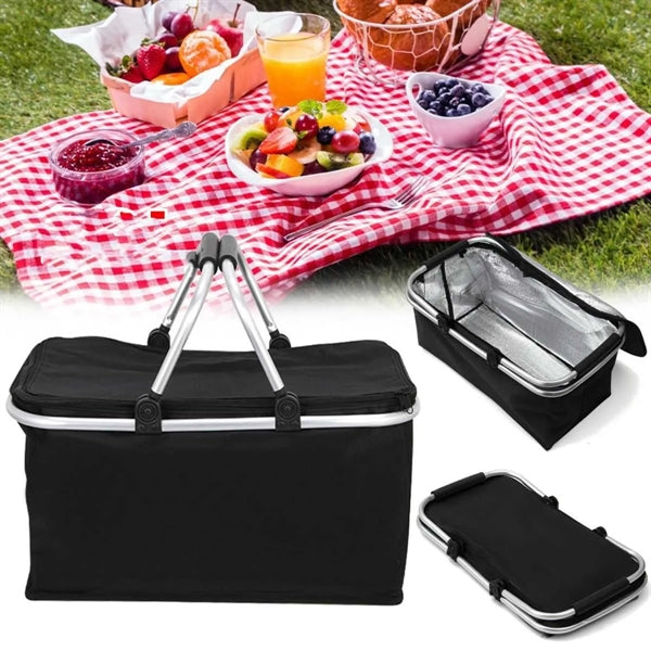 Foldable Picnic Cooler Basket
