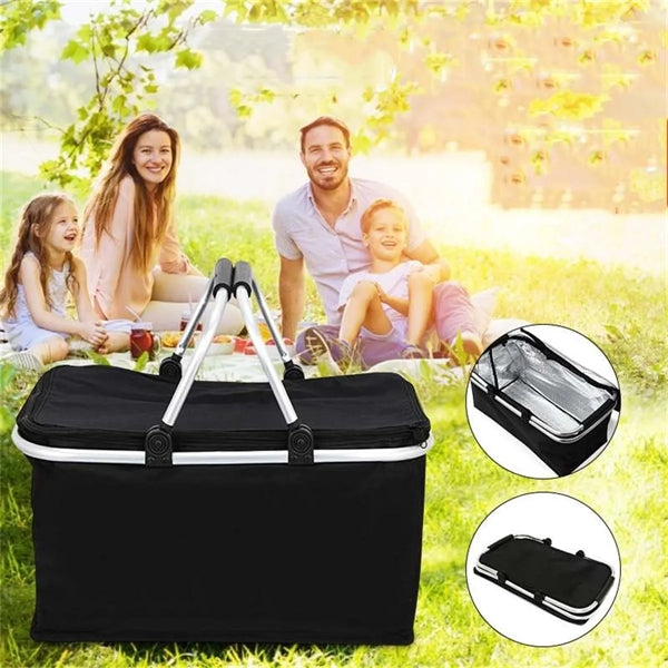 Foldable Picnic Cooler Basket