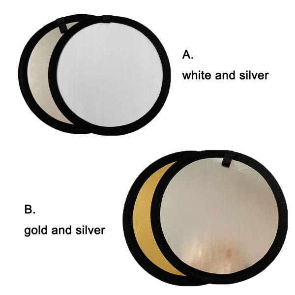Light Reflector Diffuser 2 in 1 Collapsible Multi Disc