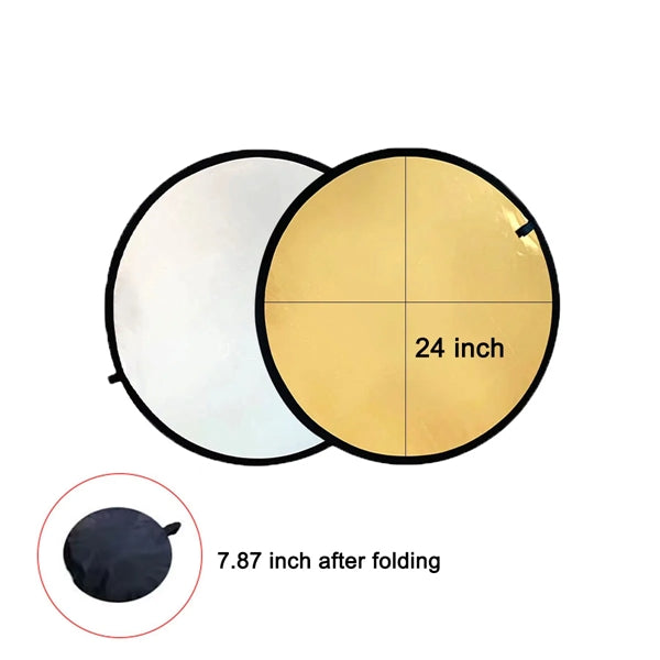 Light Reflector Diffuser 2 in 1 Collapsible Multi Disc