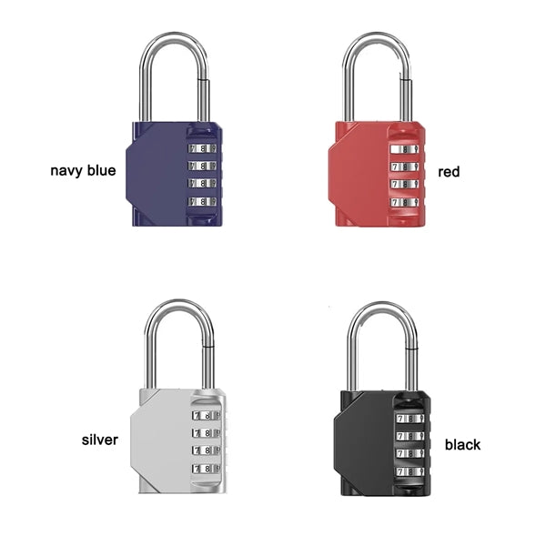 4 Digit Code Combination Padlock Portable