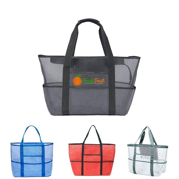 Mesh Open Tote Bag