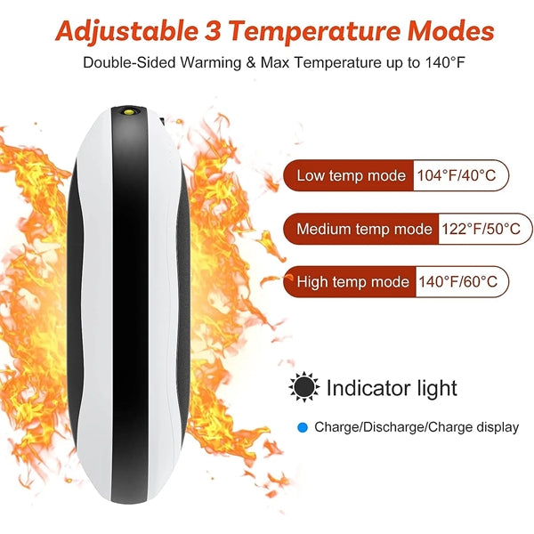 Rechargeable Portable Electric Pocket Hand Warmers Heater