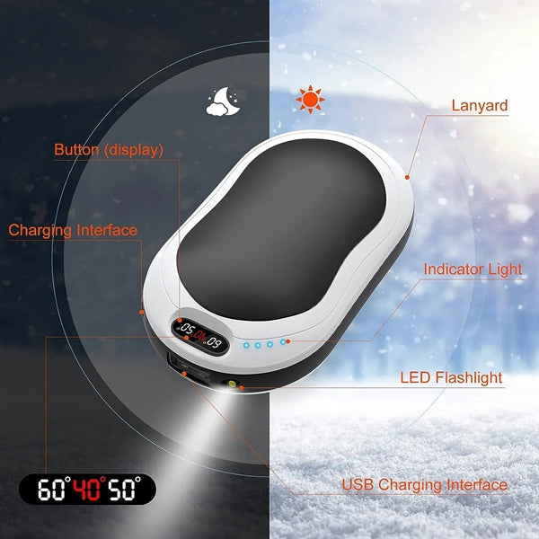 Rechargeable Portable Electric Pocket Hand Warmers Heater