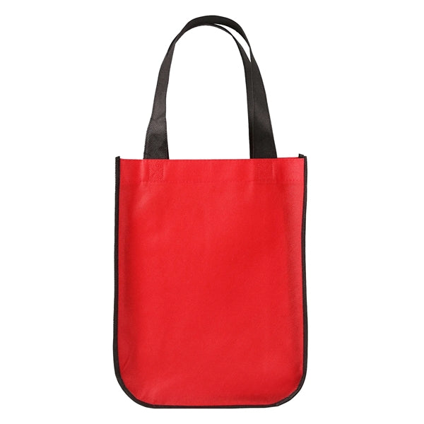 Curved Bottom Tote Bag - 4 1/2" x 9" x 12"