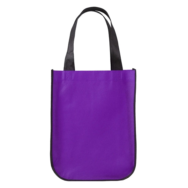 Curved Bottom Tote Bag - 4 1/2" x 9" x 12"
