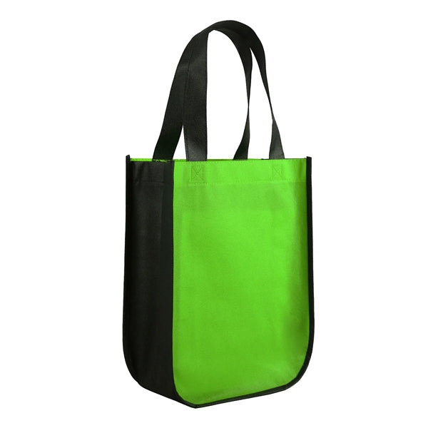 Curved Bottom Tote Bag - 4 1/2" x 9" x 12"
