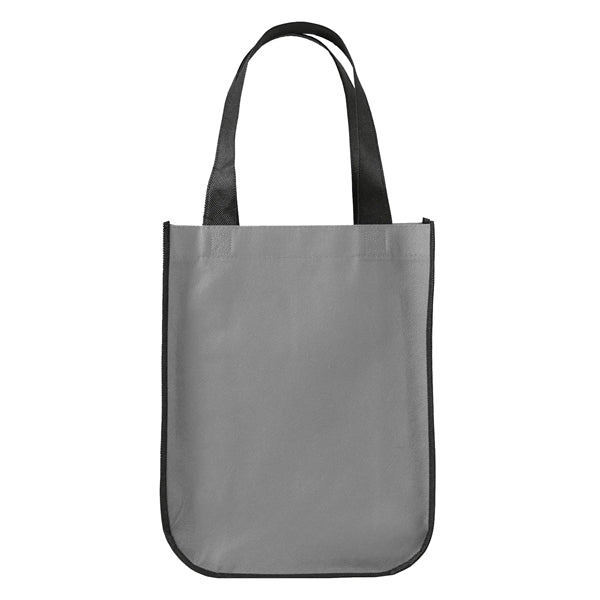 Curved Bottom Tote Bag - 4 1/2" x 9" x 12"