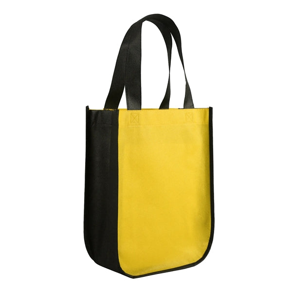Curved Bottom Tote Bag - 4 1/2" x 9" x 12"