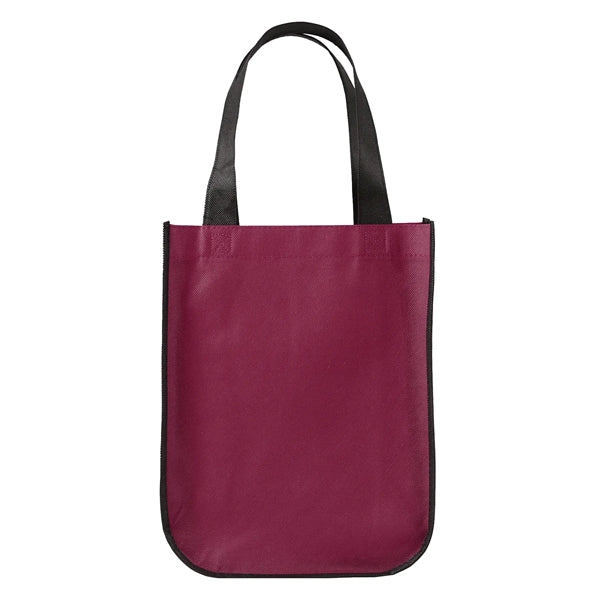 Curved Bottom Tote Bag - 4 1/2" x 9" x 12"