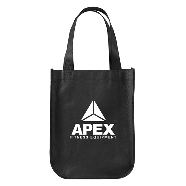 Curved Bottom Tote Bag - 4 1/2" x 9" x 12"