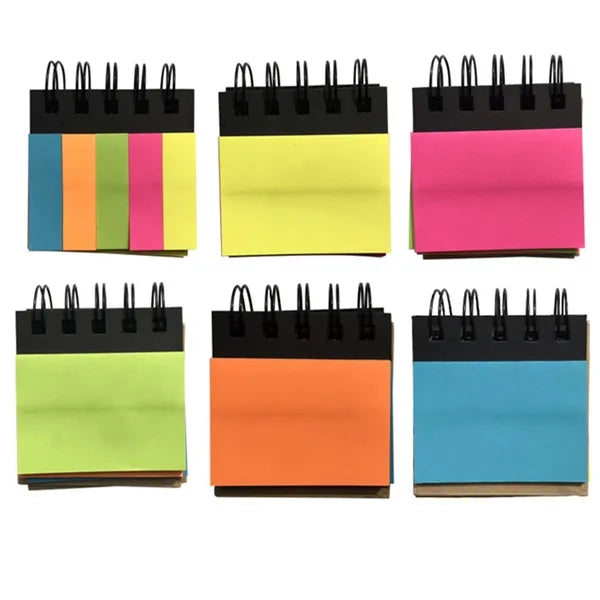 Mini Spiral Sticky Notes & Flags