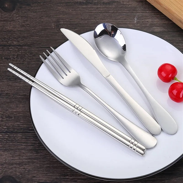 Stainless Steel Travel Four Sets